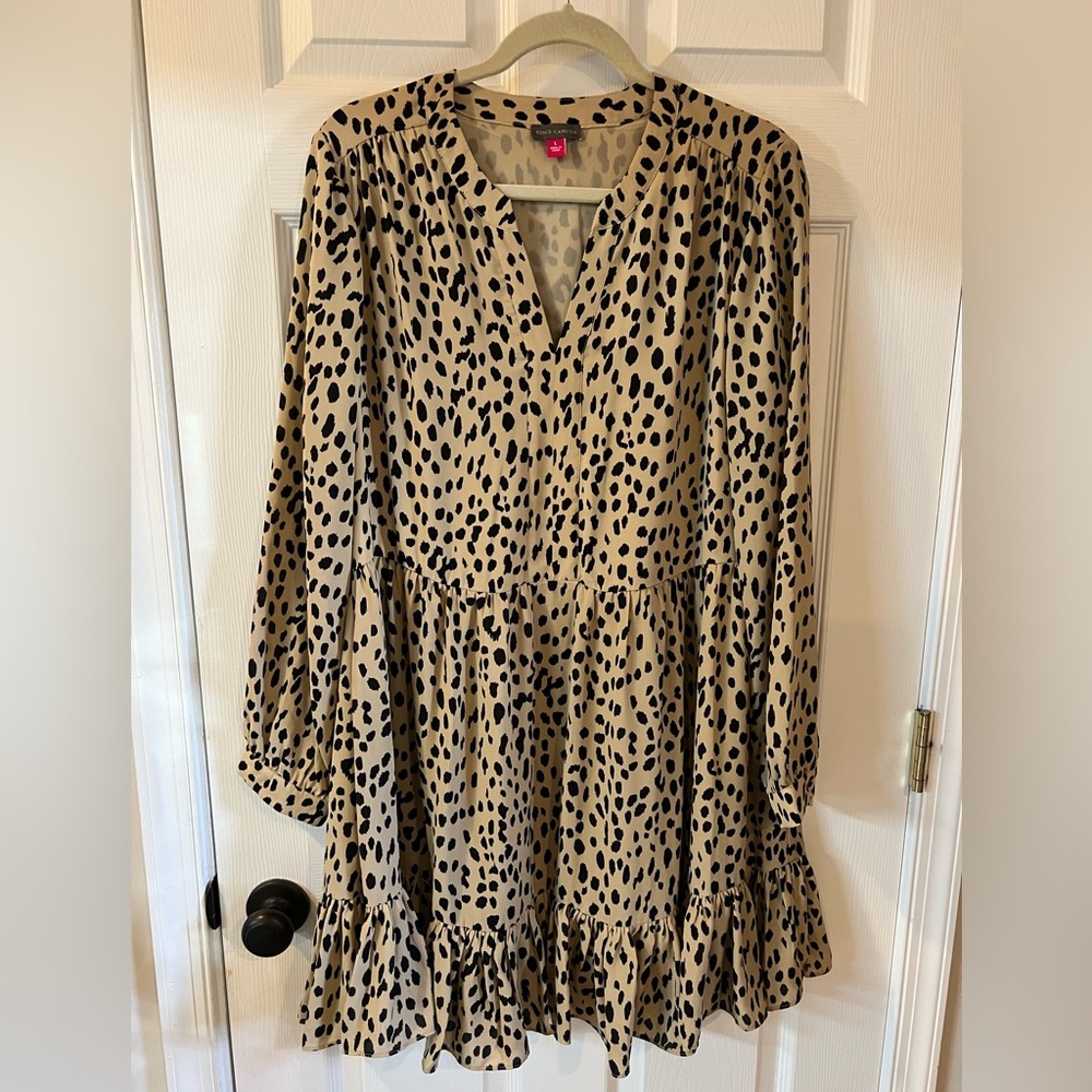 Vince Camuto Leopard Print Dress